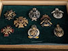 A set of eight reproduction regimental badges from the Imperial Czarist era